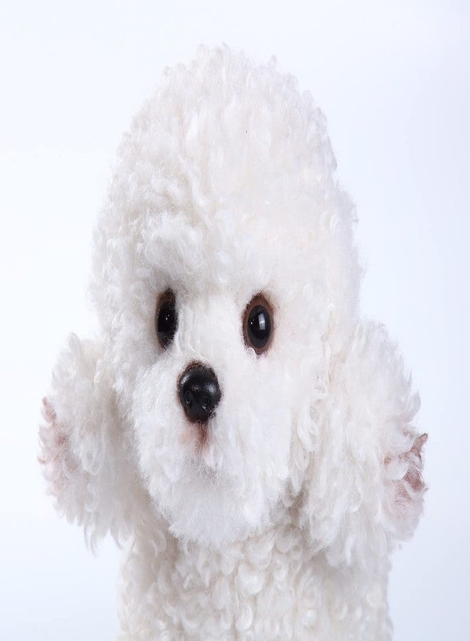 CU-MATE Poodle Plush Puppy Plushie Realistic Dog Stuffed Animal Toy Adorable Hugging Sleeping Pillow for Kids Friends - Image 1