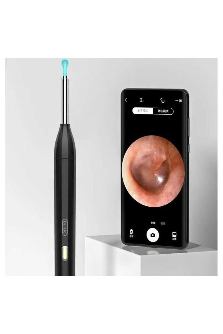 Dr.isla منظف الأذن الذكي Dr.isla P2 – جهاز واي فاي مزود بكاميرا دقيقة 500 واط لإزالة الشمع برؤية واضحة - Image 3