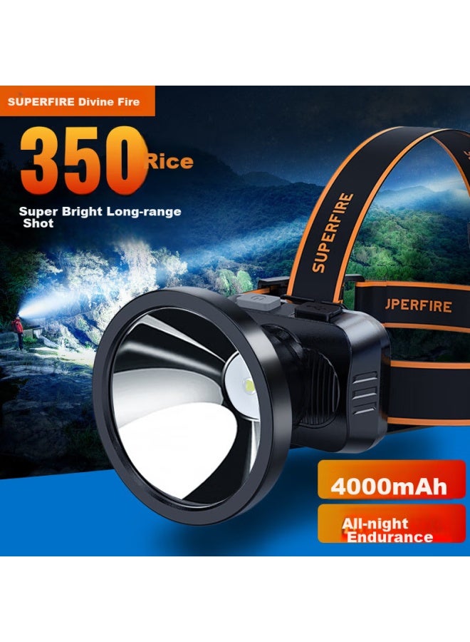 Supfire Hlj03-s Headlamp, Long-lasting Battery, Night Fishing Light, Fishing Headlamp, High Brightness, High Power Headlamp, Mining Lamp, Head-mounted - Image 1