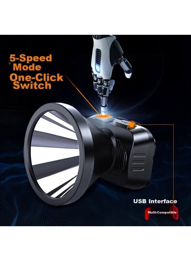 Supfire Hlj03-s Headlamp, Long-lasting Battery, Night Fishing Light, Fishing Headlamp, High Brightness, High Power Headlamp, Mining Lamp, Head-mounted - Image 3