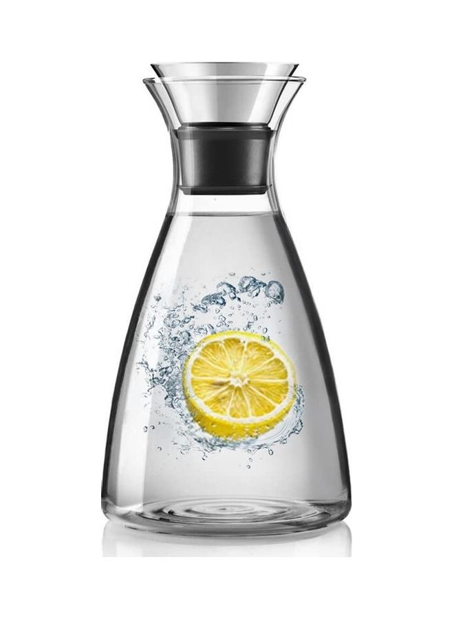 Heat Resistant Borosilicate Water Carafe Glass Pitcher clear  - Image 1