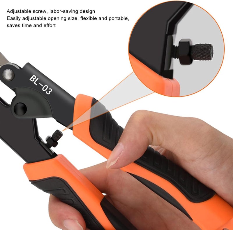Mini Bolt Cutter Spring Loaded 8 Inch Steel Wire Cable Cutter With Anti Slip Handle For Electrician Engineers And DIY Enthusiasts - Image 3