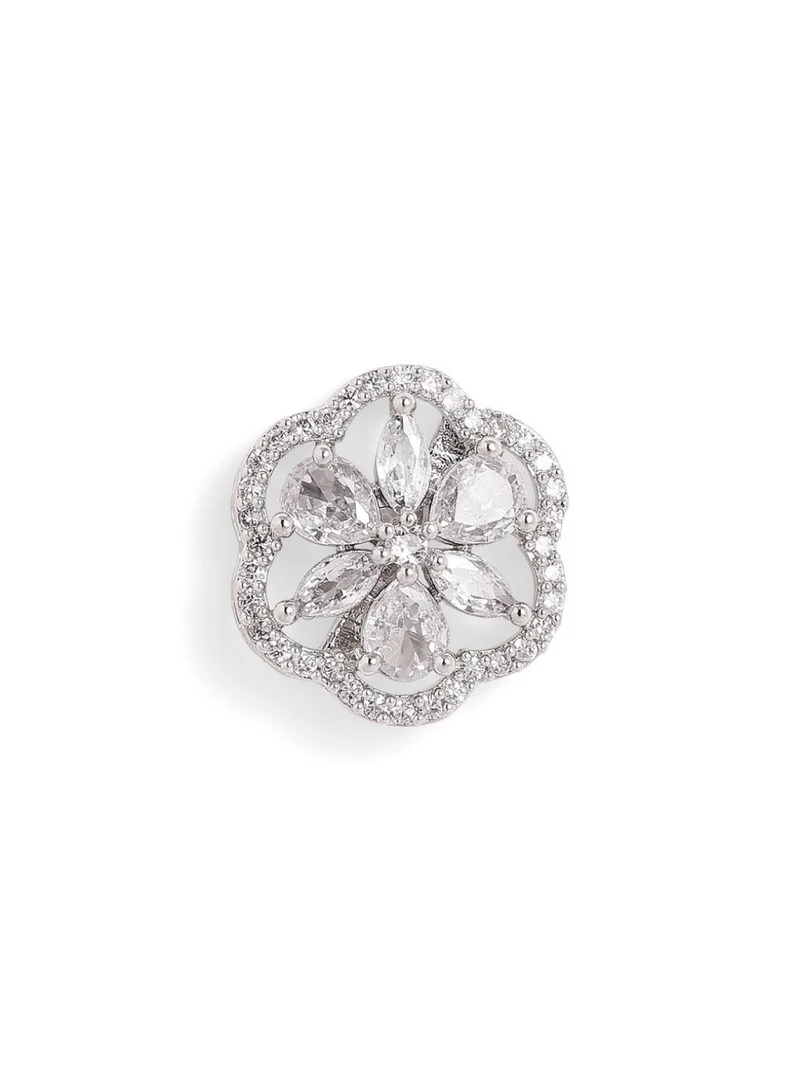 Priyaasi Plated Contemporary Studded Earrings