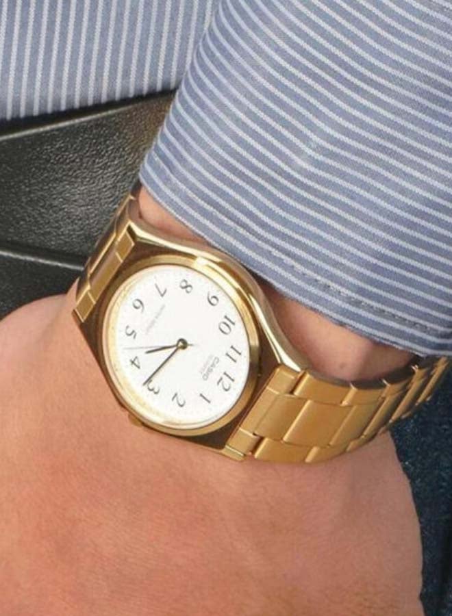 CASIO Men Enticer Quartz Analog Watch MTP-1130N-7BRDF - 36 mm - Gold - Image 4