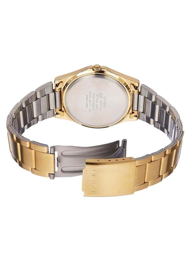 CASIO Men Enticer Quartz Analog Watch MTP-1130N-7BRDF - 36 mm - Gold - Image 2