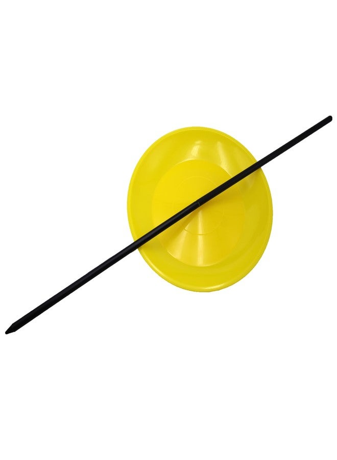 PEHHAH Juggling Spinning Plates Set of 3 with Sticks for Game Toys and Circus Skills - Image 3