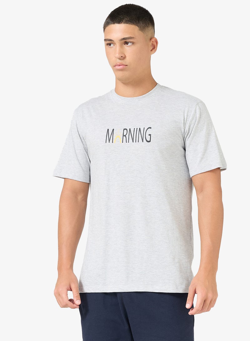 سفنتي فايف طقم بيجامة تي شيرت وشورت - Image 3