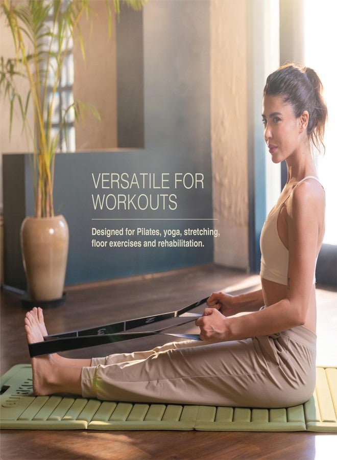 Gurkha 13mm GURKHA Foldable Performance Yoga Mat for Men & Women | Non-Slip, India’s First Foldable Extra-Cushioned Mat for Yoga, Pilates, HIIT & Floor Workouts | Portable, Durable & Lightweight Fitness Mat - Eternal Power (Black) | 170 cms x 70 cms - Image 3