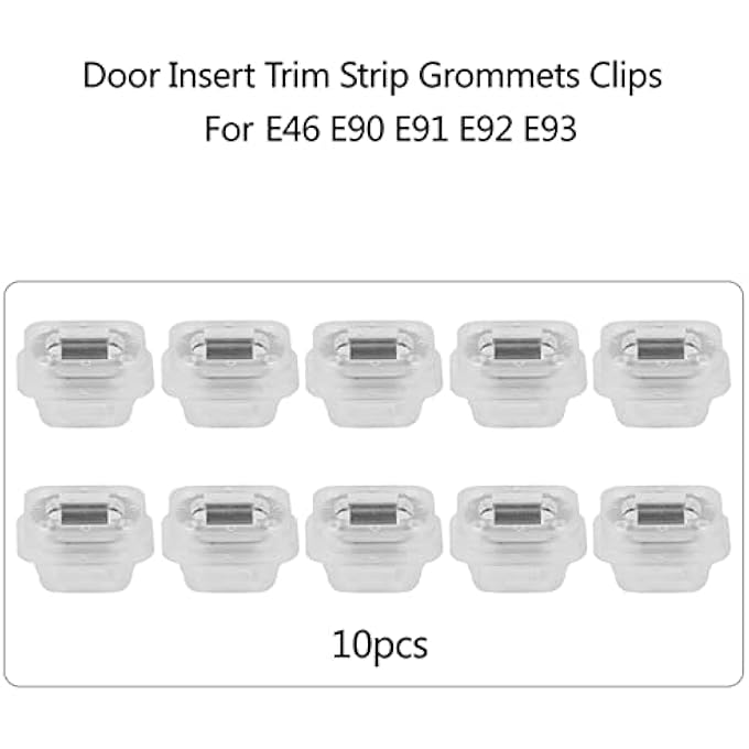 ريحني E46 E90 E91 E92 E93 إدخال باب السيارة مجموعة البلاستيك من 10 قطع تركيب سهل التركيب وتركيب مخصص جودة اقتصادية مع تركيب دقيق ل - Image 4