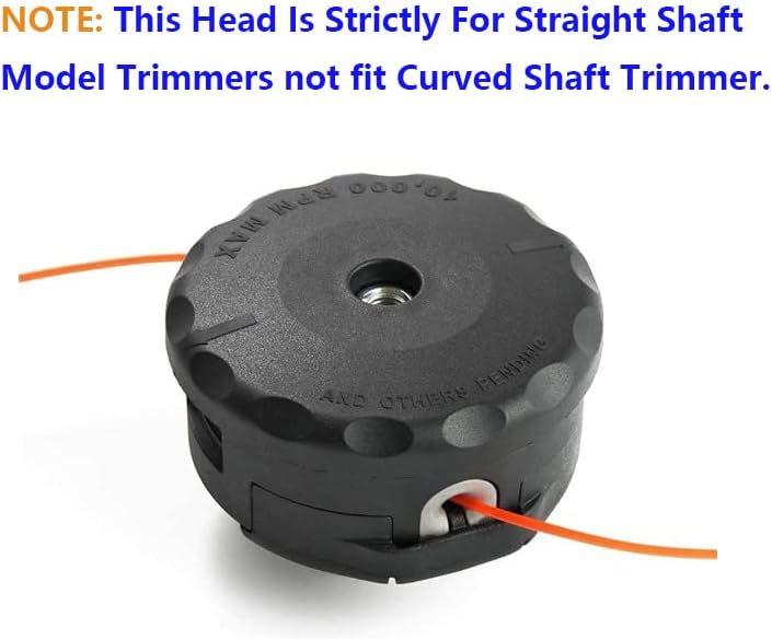 RO6G String Trimmer Head SRM-225 FOR Echo Eater Speed-Feed 400 SRM-230 SRM-210 SRM2100 SRM225 PAS210 PAS225 PAS230 PAS260 Shiandaiwa T195S T220 T222 T230 T231 Fit Most Echo SRM Straight Axle Trimmer - Image 4