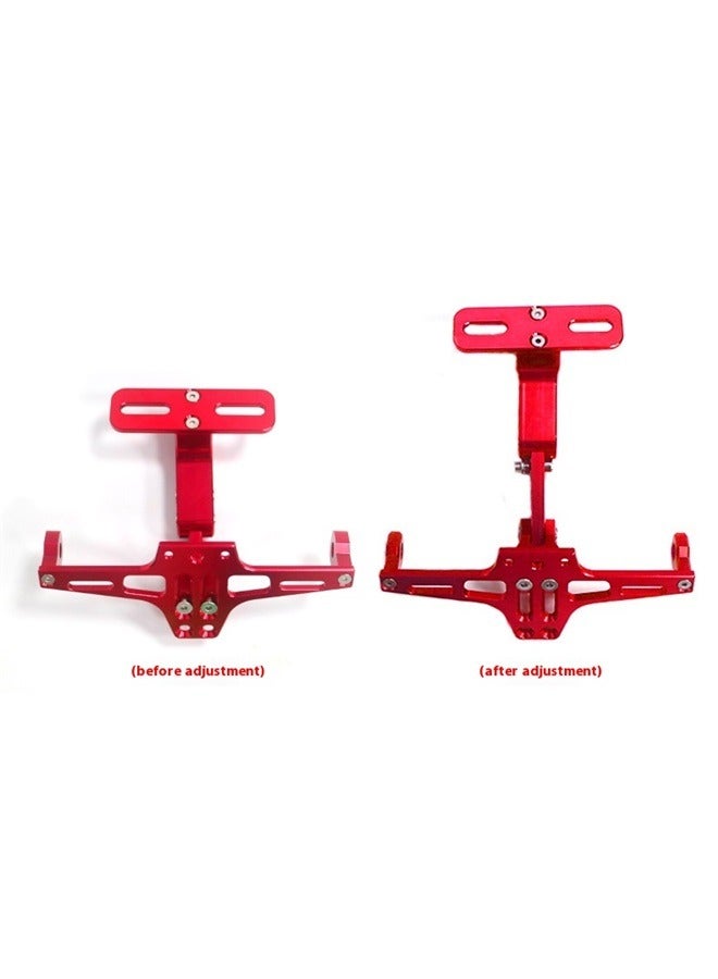 Generic Motorcycle License Plate Bracket Fender Eliminator Kit Universal Motorcycle Tail Tidy License Plate Holder Mount Red  - Image 5