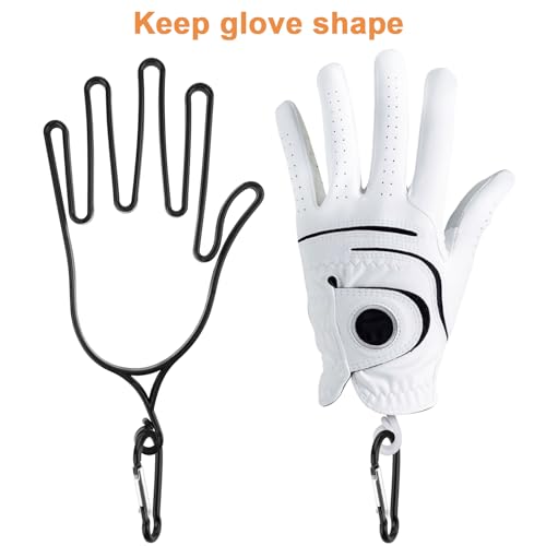 Cosmos 2 Pcs Golf Glove Stretcher Support Frame Holder Keeper Rack Dryer Shaper Tool Accessories for Men Women Golfer Glove Maintenance - Image 3