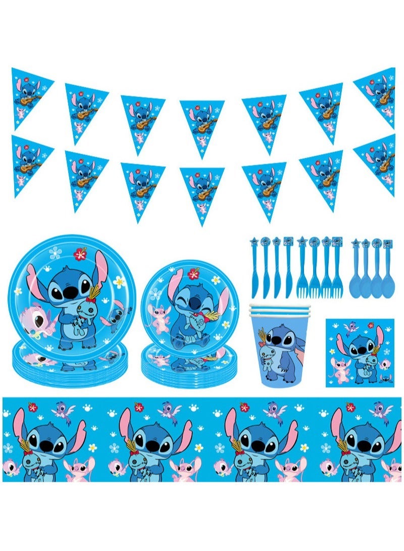 Party 40-piece Stitch themed birthday party disposable supplies set - Image 2