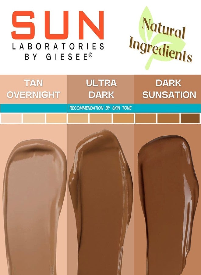 Sun Laboratories By Giesee Dark Sunsation Sunless Tanning Lotion 2 oz - Travel Size Sunless Tanning Lotion, Self Tanner, Instant Self Tanning Lotion, Long Lasting Self Tanner for Face and Body - Image 5