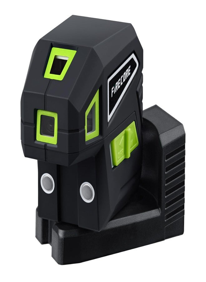 Firecore مستوى ليزر فايركور خماسي النقاط، ليزر بلوم بوب أخضر ذاتي التسوية بقاعدة مغناطيسية، مدى 131 قدمًا، بطاريتان AA وحقيبة حمل متضمنة - F501G - Image 1