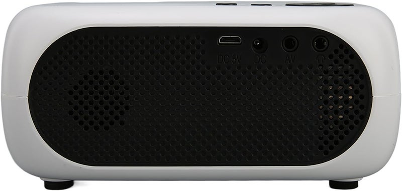 SUNGOOYUE Mini Portable Projector, 1200lm LED Movie Projector with 360 Degree Surround Sound and Diffuse Light Source, Compatible with Smartphone TV Stick Laptop, for Home Theater Online (US Plug) - Image 4