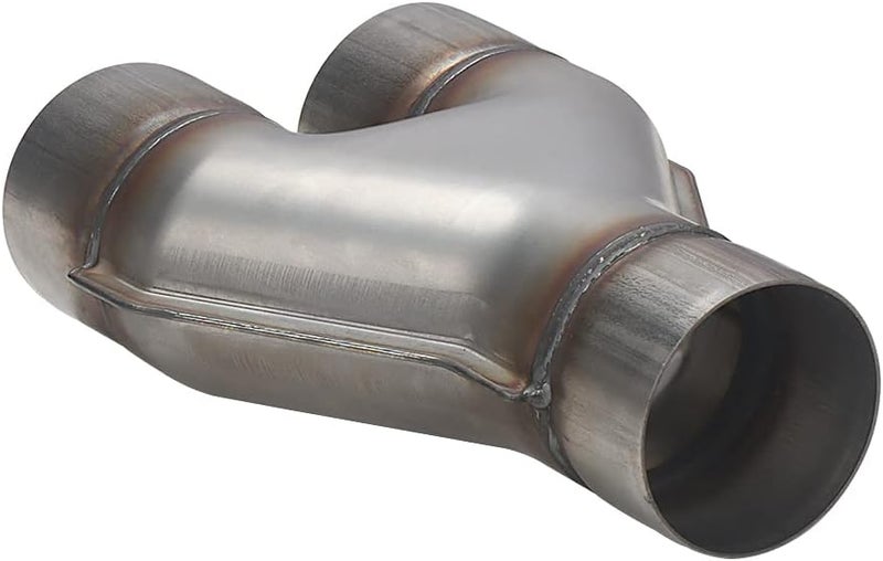 A-KARCK Exhaust Y Pipe 3" Inlet, Stainless Steel 10" Long Dual 3" Outlet Y Pipe - Image 4