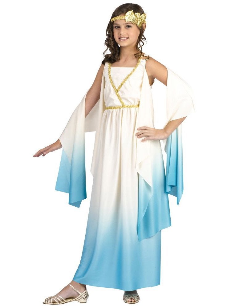 Fun World Greek Goddess Costume Medium 810 Beige - Image 3