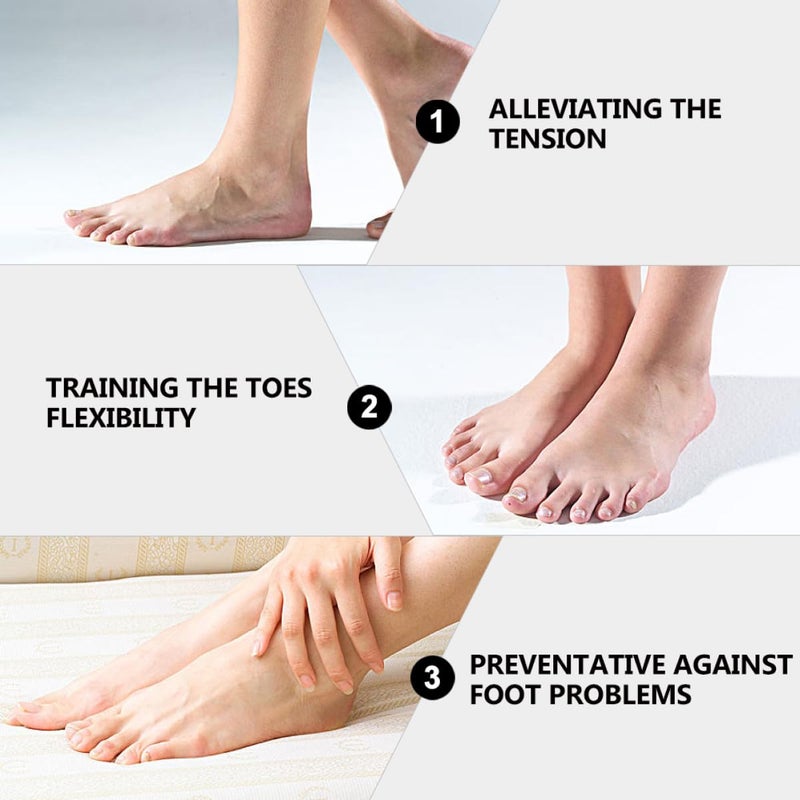 3PCS Adjustable Bunion Corrector Splint Toe Stretcher Band For Men And Women Random Color - Image 5
