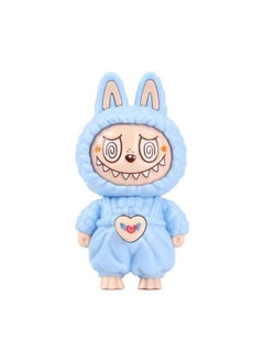 Generic Labubu Face-changing Doll Toy Keychain Pendant Face-changing Toy Creative Face-changing Children's Toy Doll-Color: Lala Cloth Cartoon Doll Keychain  - Image 1