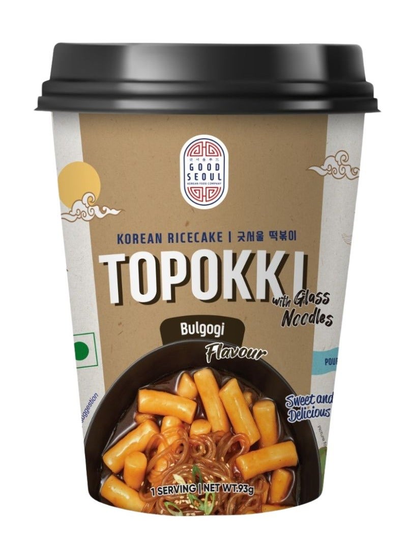 Good Seoul Korean Ricecake Topokki Bulgogi 93g - Image 1