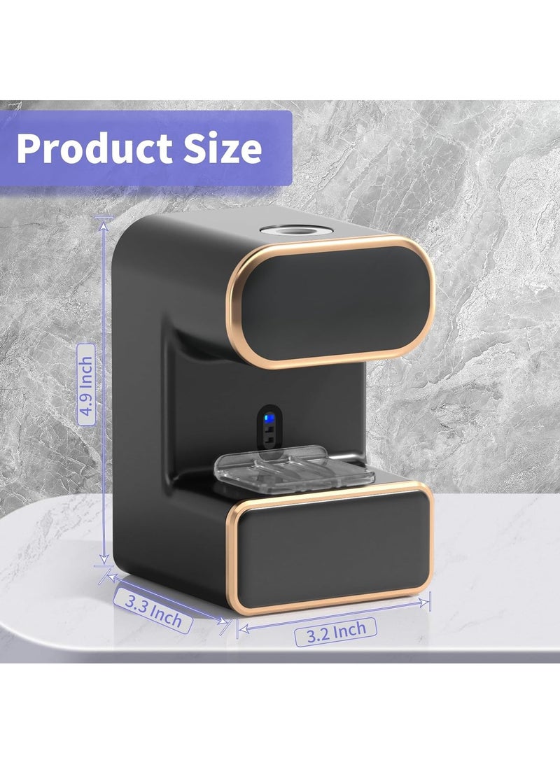 Automatic Toothpaste Dispenser Wall Mounted Electric Toothpaste Dispenser with 3 Toothpaste Slots Toothpaste Dispenser for Kids and Adults Black - pzsku/Z307E87F432157E1FAAA5Z/45/_/1715743956/0484347b-a457-4b8c-841d-72ce5ec1f17b