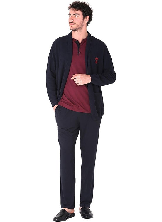 D'S DAMAT D'S Groom Men's 3-Piece Robe Suit 224006  - Image 1