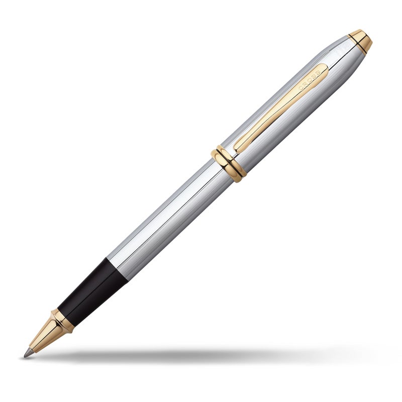 Cross Townsend Medalist Rollerball Pen Black Ink Elegant Pen Black Ink for Effortless Writing Consistent Smooth Writing Large Nib Reliable LongLasting Includes Gift Box - Image 2