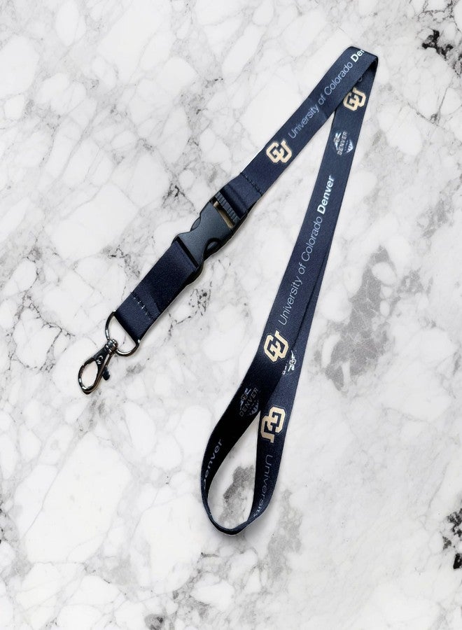 Desert Cactus University of Colorado Denver Lanyard CU Lynx Car Keys ID Badge Holder Keychain Detachable Breakaway Snap Buckle (Black) - Image 5