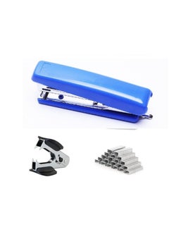 Alissa Desktop Stapler With Staple Remover And 1000Pcs Stapler Pins For Office School And Home (Blue)  - Image 1