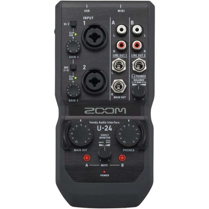 ZOOM Zoom U24 Handy Audio Interface - Image 1