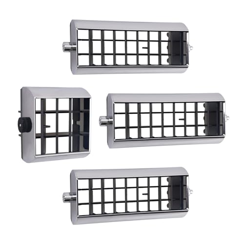 KITONLA A/C Dash Vents SET, 4 PCS, Fit for Chevy Gmc TRUCK 1973 1974 1975 1976 1977 1978 1979 1980, Replace OE# 3979751 & 14014536 - Image 1