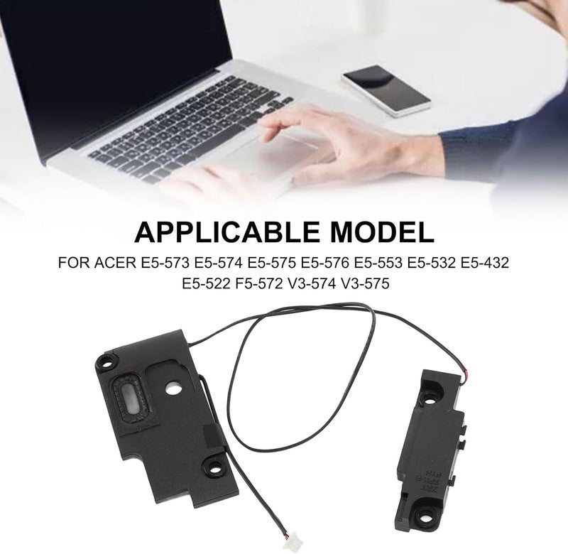 Wefly Laptop Internal Speaker Compatible for Aspire E5-532 E5-522 E5-573 E5-573G V3-574 V3-574G Laptop Left Right Speaker - Image 3