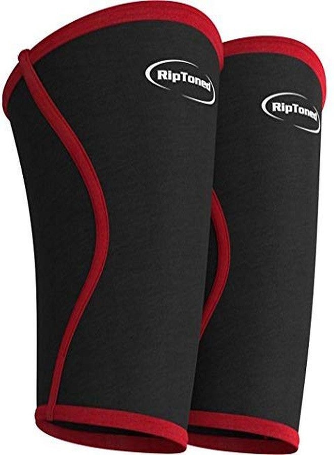 Rip Toned Knee Compression Sleeve for Men & Women - Advanced Joint Support & Pain Relief - Adjustable Weightlifting Knee Sleeves for Men - Durable Knee Brace for Running, Strength Training & Meniscus - Image 1