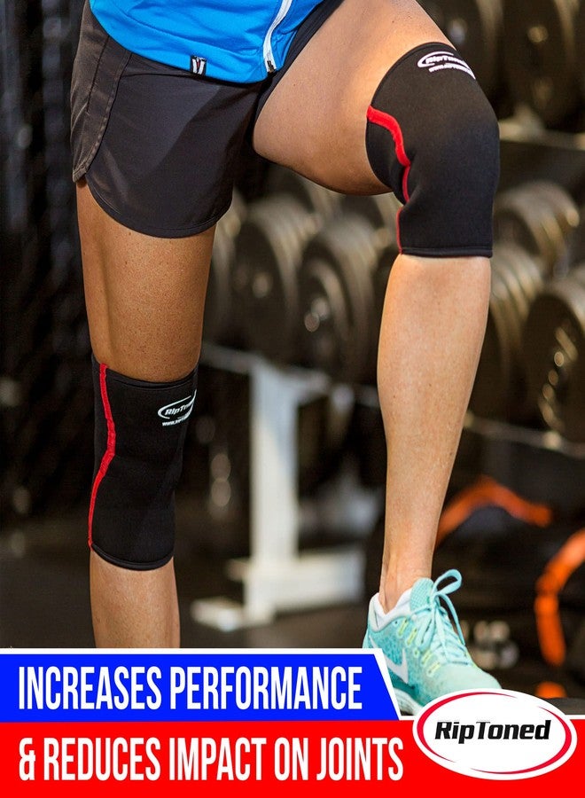 Rip Toned Knee Compression Sleeve for Men & Women - Advanced Joint Support & Pain Relief - Adjustable Weightlifting Knee Sleeves for Men - Durable Knee Brace for Running, Strength Training & Meniscus - Image 5