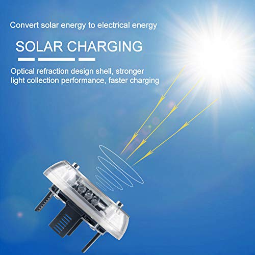 Sidaqi Solar Energy Car Wheel Hub Lamp LED Tire Lights with Motion Sensors - 4PCS Colorful Decorative Waterproof LED Wheel Lights for Cars, Motorcycles, Bicycles - Image 5