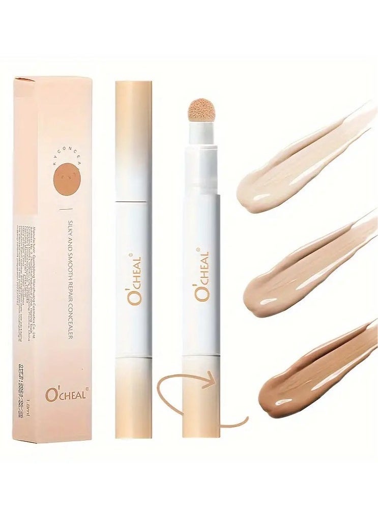 OCHEAL O'CHEAL Snail Air Cushion BB Cream - Moisturizing Concealer for All Skin Tones, Under 1 Fl Oz Cushion Compact, Natural Makeup Finish, Suitable for All Skin Types, Medium Coverage, Clean Look Effect #1  - Image 2