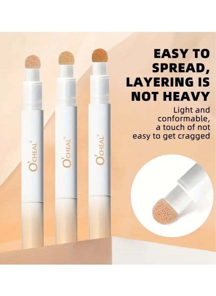OCHEAL O'CHEAL Snail Air Cushion BB Cream - Moisturizing Concealer for All Skin Tones, Under 1 Fl Oz Cushion Compact, Natural Makeup Finish, Suitable for All Skin Types, Medium Coverage, Clean Look Effect #1  - Image 5