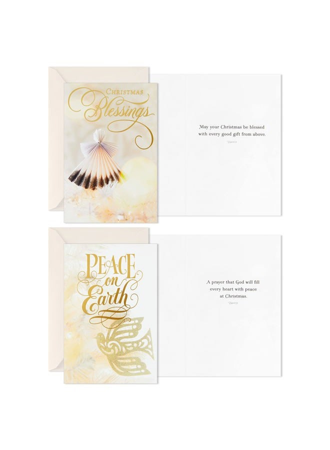 Hallmark Boxed Religious Christmas Cards Assortment, Christmas Blessings (6 Designs, 24 Cards with Envelopes) - Image 4