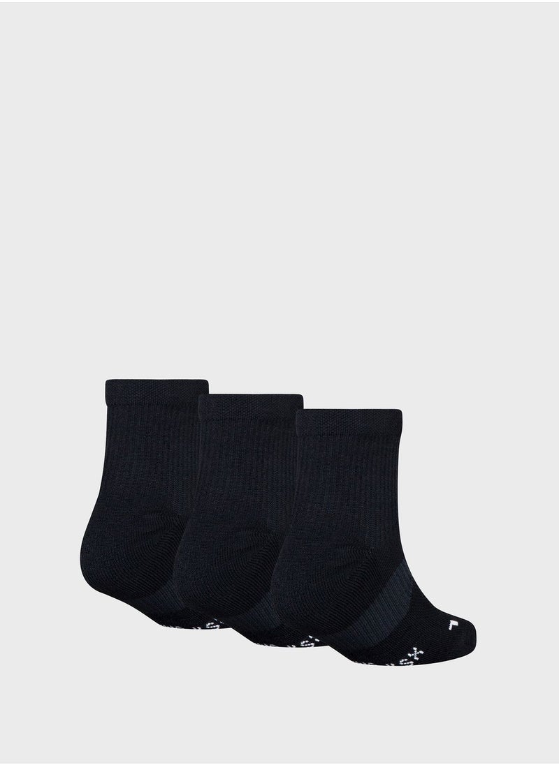 Nike Kids 3 Pack Multiplier Quarte Socks  - Image 2