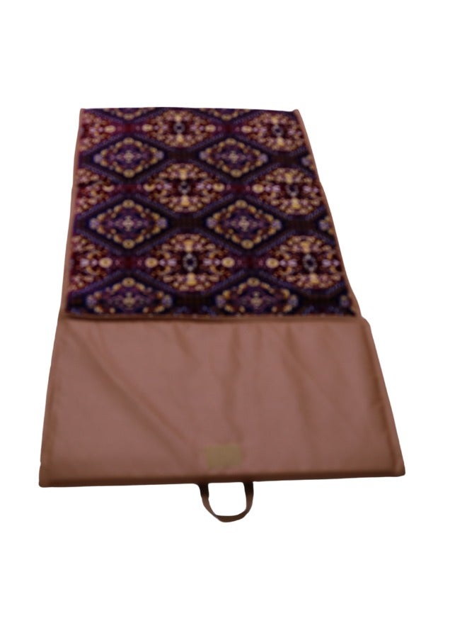 SMART HOME Camping mat - Premium padded and soft-to-the-touch mat with beautiful patterns and double stitching. Waterproof Tanzanian fabric underlay, 200x80x5 cm - Image 4