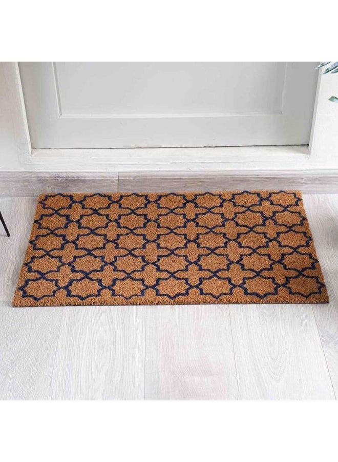 Pan Home Ellie Door Mat 45x75Cm-Natural/Black - Image 1