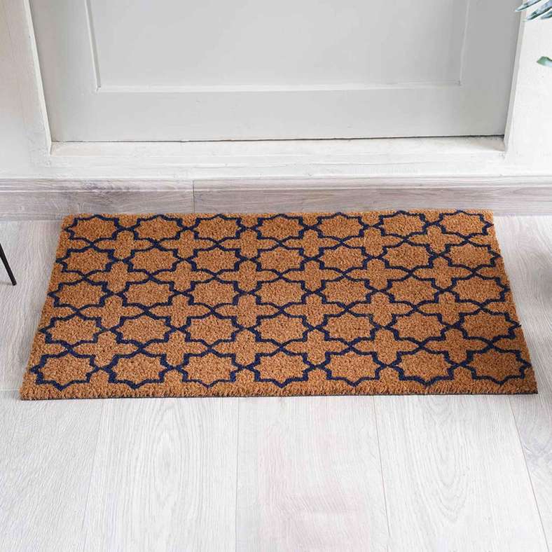 Pan Home Ellie Door Mat 45x75Cm-Natural/Black - 252TAC9900039 - Image 1