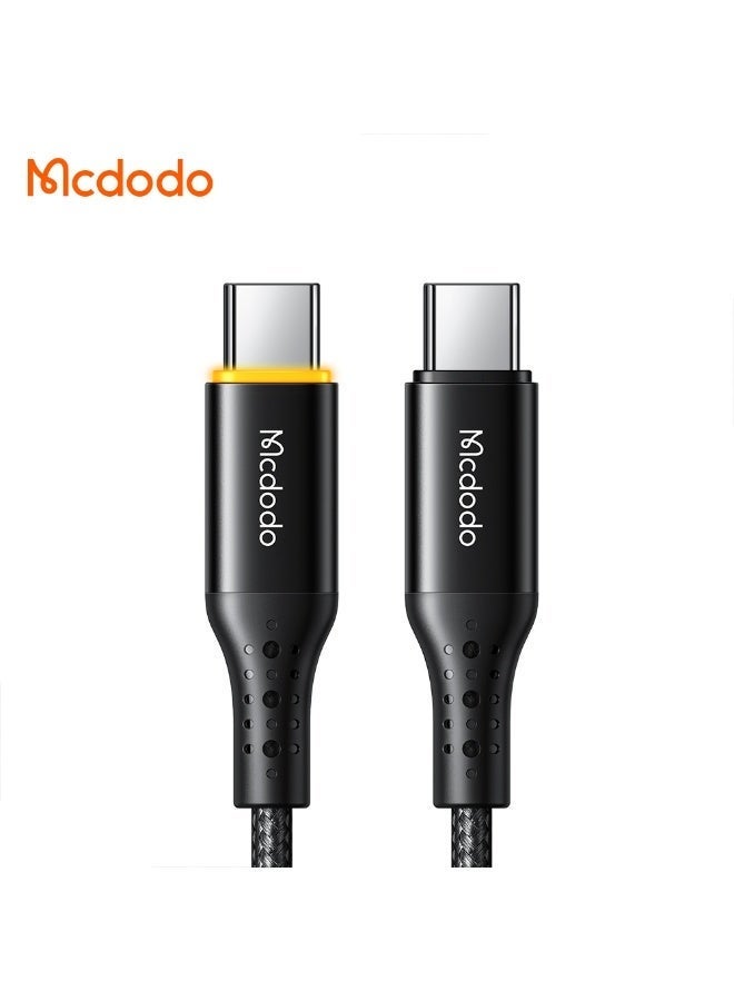 مكدودو كابل شحن تايب-سي إلى تايب-سي بقوة 100 واط وطول 1.8 متر | شحن سريع مع خاصية الإيقاف التلقائي وحماية ذكية - Image 1