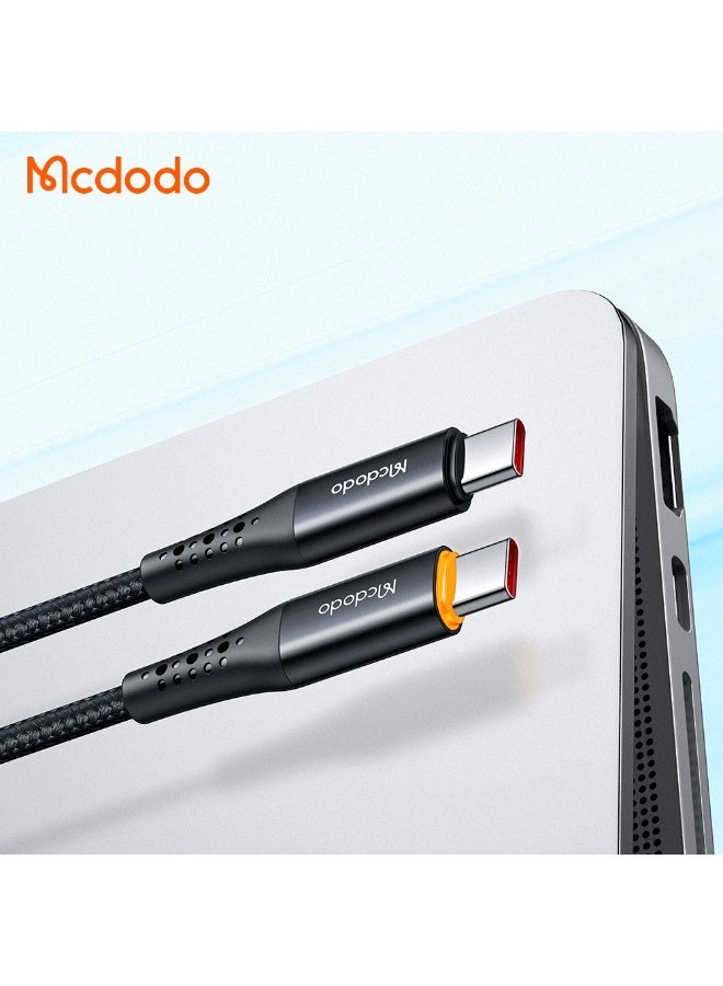 مكدودو كابل شحن تايب-سي إلى تايب-سي بقوة 100 واط وطول 1.8 متر | شحن سريع مع خاصية الإيقاف التلقائي وحماية ذكية - Image 4