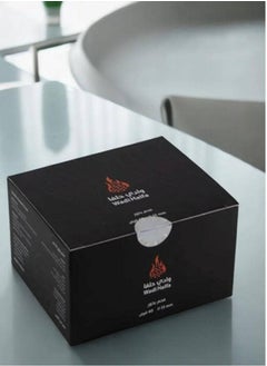 fan baytk Wadi Halfa Black Incense Charcoal Round Large Size Fast Ignition 50mm Box Contains 60 Pieces 