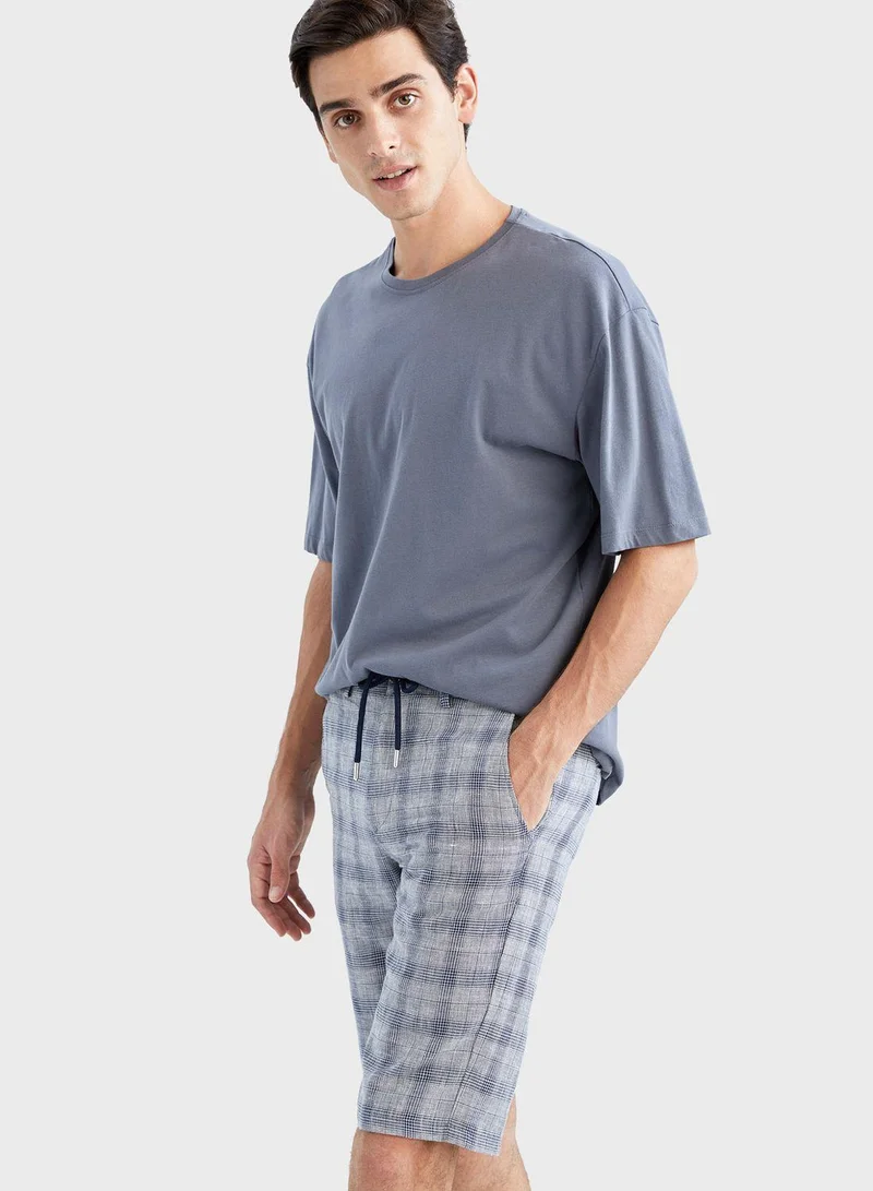 DeFacto Checked Shorts