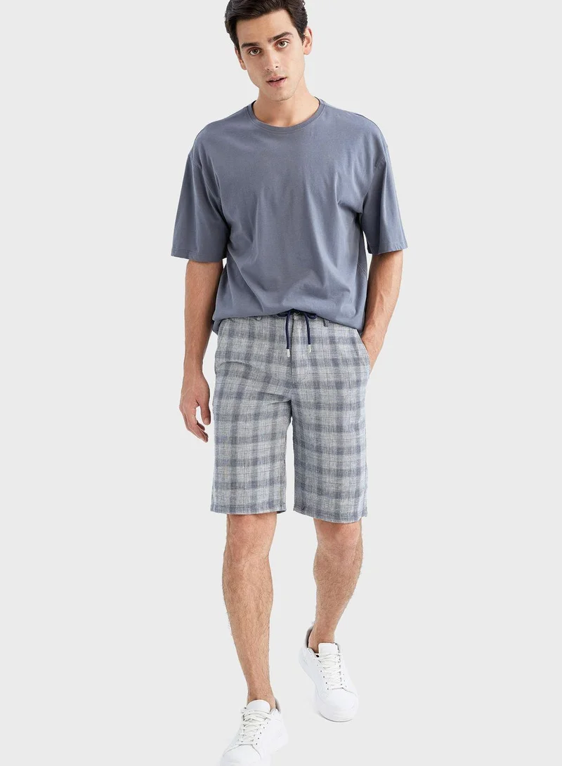 DeFacto Checked Shorts