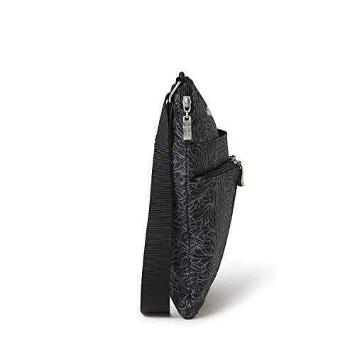 Baggallini Women's Horizon Crossbody, Midnight Blossom - Image 4