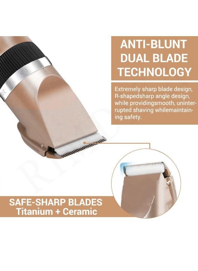 طقم ماكينة قص شعر الحيوانات الأليفة الكهربائية - Image 4